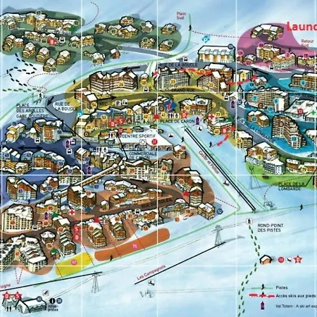 Serac - Location: Pour 4 Personnes Dans Le De La Station Mae-9079 *